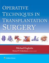 book Operative Techniques in Transplantation Surgery