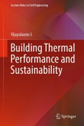 book Building Thermal Performance and Sustainability