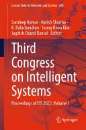 book Third Congress on Intelligent Systems: Proceedings of CIS 2022, Volume 1