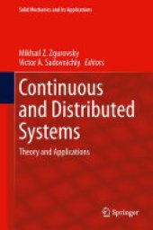 book Continuous and Distributed Systems: Theory and Applications