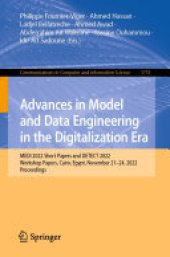 book Advances in Model and Data Engineering in the Digitalization Era: MEDI 2022 Short Papers and DETECT 2022 Workshop Papers, Cairo, Egypt, November 21–24, 2022, Proceedings