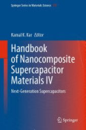 book Handbook of Nanocomposite Supercapacitor Materials IV: Next-Generation Supercapacitors