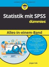 book Statistik mit SPSS für Dummies Alles in einem Band