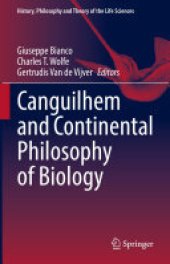 book Canguilhem and Continental Philosophy of Biology