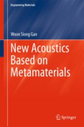 book New Acoustics Based on Metamaterials