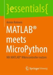 book MATLAB® meets MicroPython: Mit MATLAB® Mikrocontroller nutzen