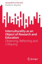 book Interculturality as an Object of Research and Education: Observing, Reflecting and Critiquing