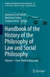 book Handbook of the History of the Philosophy of Law and Social Philosophy: Volume 1: From Plato to Rousseau