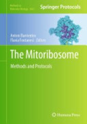 book The Mitoribosome: Methods and Protocols