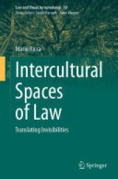 book Intercultural Spaces of Law: Translating Invisibilities