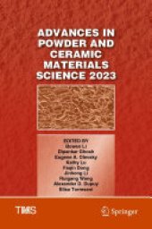 book Advances in Powder and Ceramic Materials Science 2023