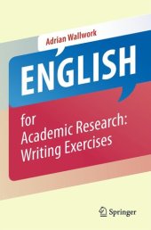 book English for Academic Research: Writing Exercises