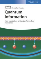 book Quantum Information: From Foundations to Quantum Technology Applications