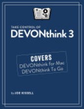 book Take Control of DEVONthink 3