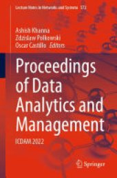 book Proceedings of Data Analytics and Management: ICDAM 2022