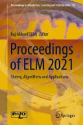 book Proceedings of ELM 2021: Theory, Algorithms and Applications