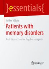 book Patients with Memory Disorders: An Introduction for Psychotherapists