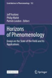 book Horizons of Phenomenology: Essays on the State of the Field and Its Applications