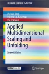 book Applied Multidimensional Scaling and Unfolding