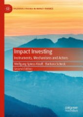 book Impact Investing: Instruments, Mechanisms and Actors