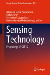 book Sensing Technology: Proceedings of ICST'15