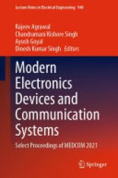 book Modern Electronics Devices and Communication Systems: Select Proceedings of MEDCOM 2021