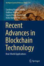 book Recent Advances in Blockchain Technology: Real-World Applications