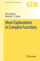 book More Explorations in Complex Functions