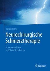 book Neurochirurgische Schmerztherapie: Schmerzsyndrome und Therapieverfahren