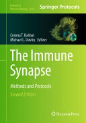 book The Immune Synapse: Methods and Protocols