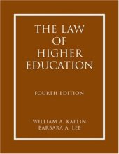 book The Law of Higher Education