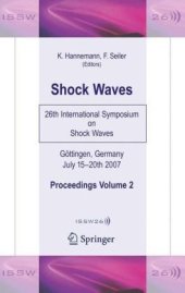 book Shock Waves: 26th International Symposium on Shock Waves, Volume 2