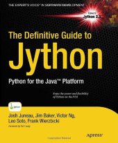 book The Definitive Guide to Jython: Python for the Java Platform