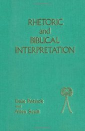 book Rhetoric and Biblical Interpretation 