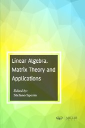 book Linear Algebra, Matrix Theory and Applications