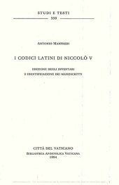 book I codici latini di Niccolò V