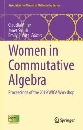 book Women in Commutative Algebra: Proceedings of the 2019 WICA Workshop (Association for Women in Mathematics Series, 29)