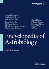 book Encyclopedia of Astrobiology