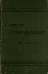 book L'uomo delinquente. Atlante