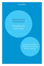 book Growing Up and Away: Narratives of Indian Childhoods: Memory, History, Identity