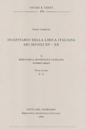 book Incipitario della lirica italiana dei secoli XV-XX