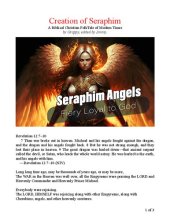 book Biblical : The Creation of Seraphim - A christian FolkTale of Modern Times