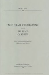 book Enee Silvii Piccolominei postea Pii II Carmina