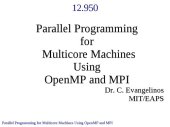 book Parallel Programming for Multicore Machines Using OpenMP and MPI: Lecture Notes