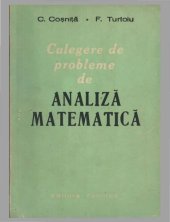 book Culegere de probleme de analiză matematică