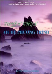 book Tuyển chọn 410 Hệ phương trình Đại số