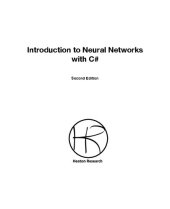 book Introduction to Neural Networks for C#