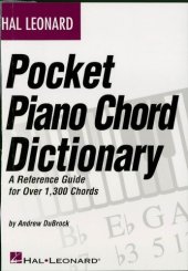 book Hal Leonard Pocket Piano Chord Dictionary (Music Instruction): A Reference Guide for Over 1,300 Chords