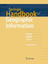 book Springer Handbook of Geographic Information