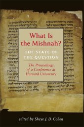 book What Is the Mishnah?: The State of the Question